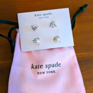 Kate Spade Rise and Shine Stud Earrings 2-stud set